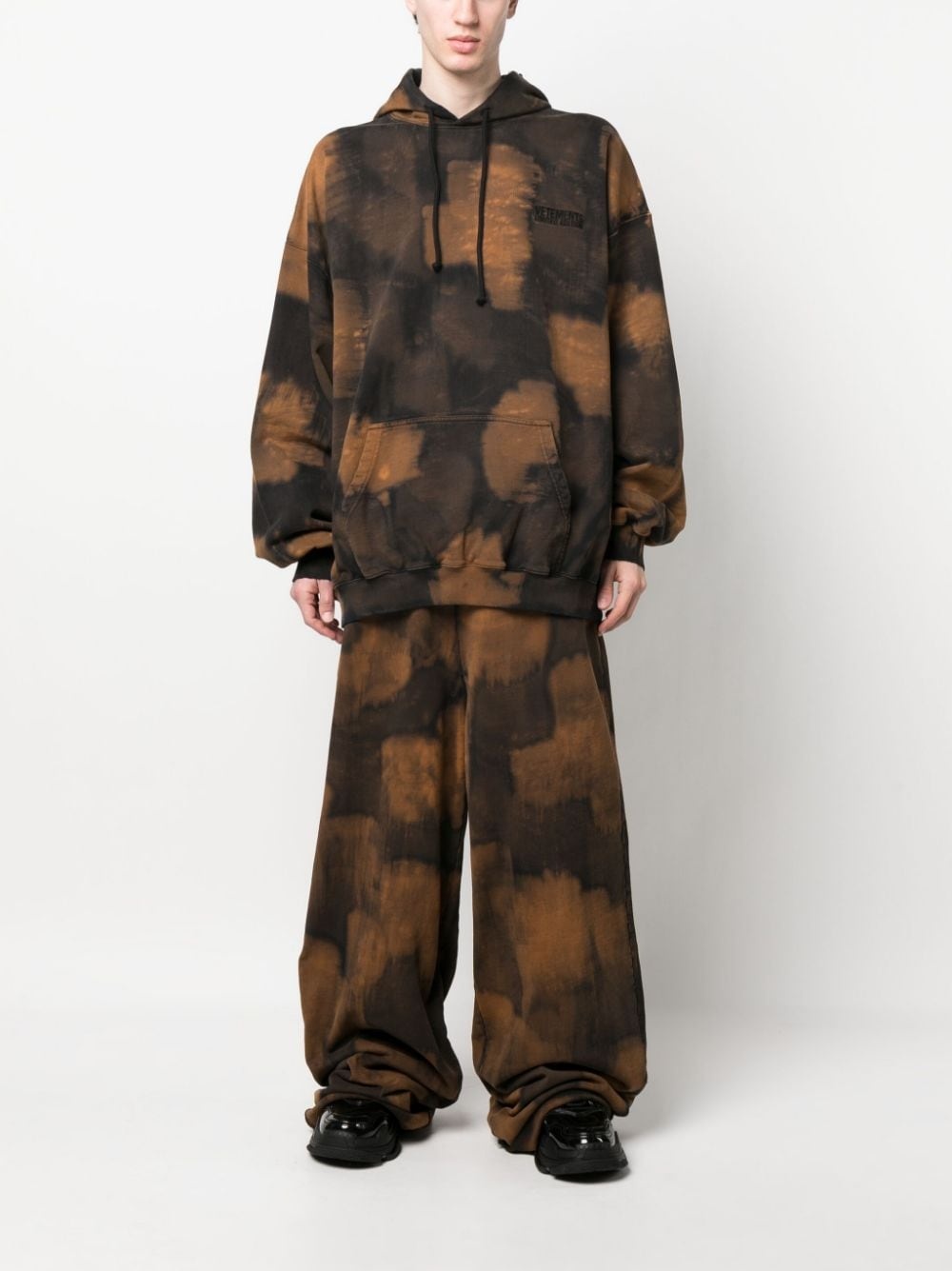 overbleached cotton hoodie - 2