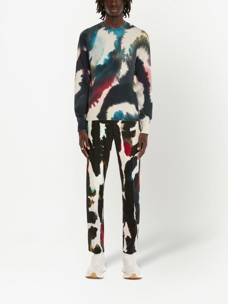 abstract-print sweatshirt - 2