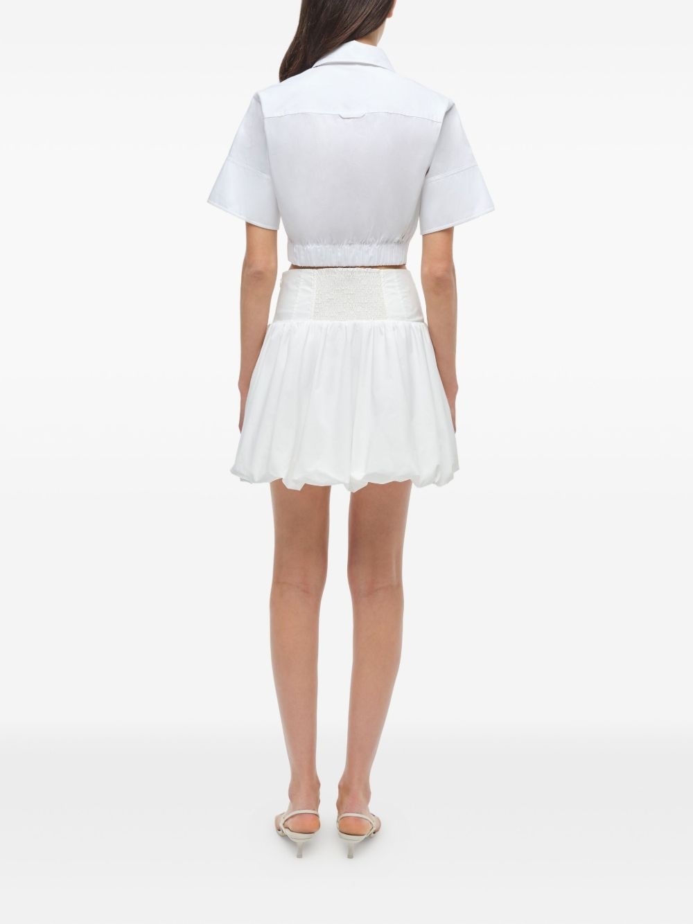 Pippa bubble-hem mini skirt - 4