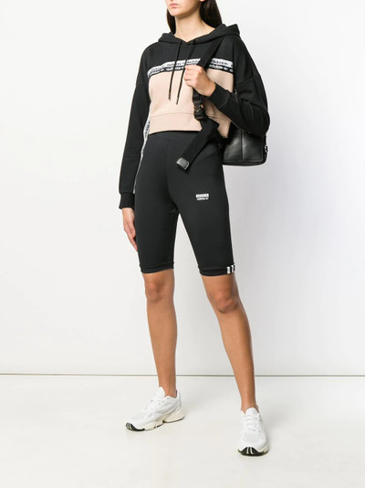 adidas logo print cycling shorts outlook