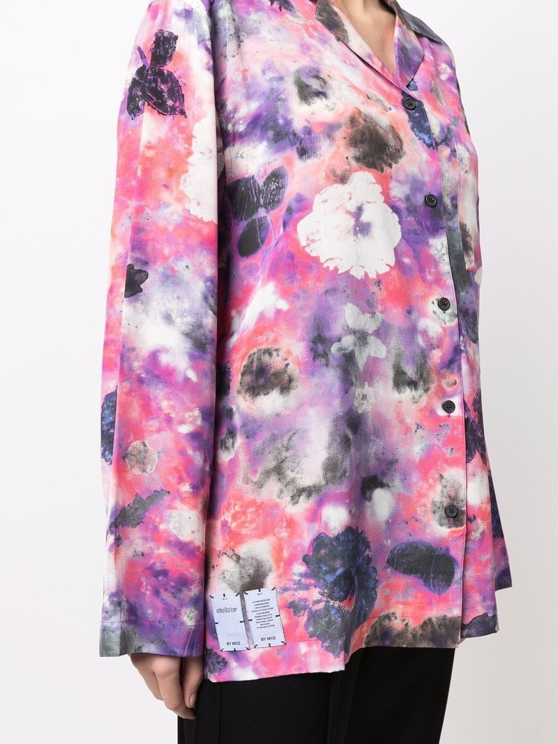 floral-print silk shirt 5