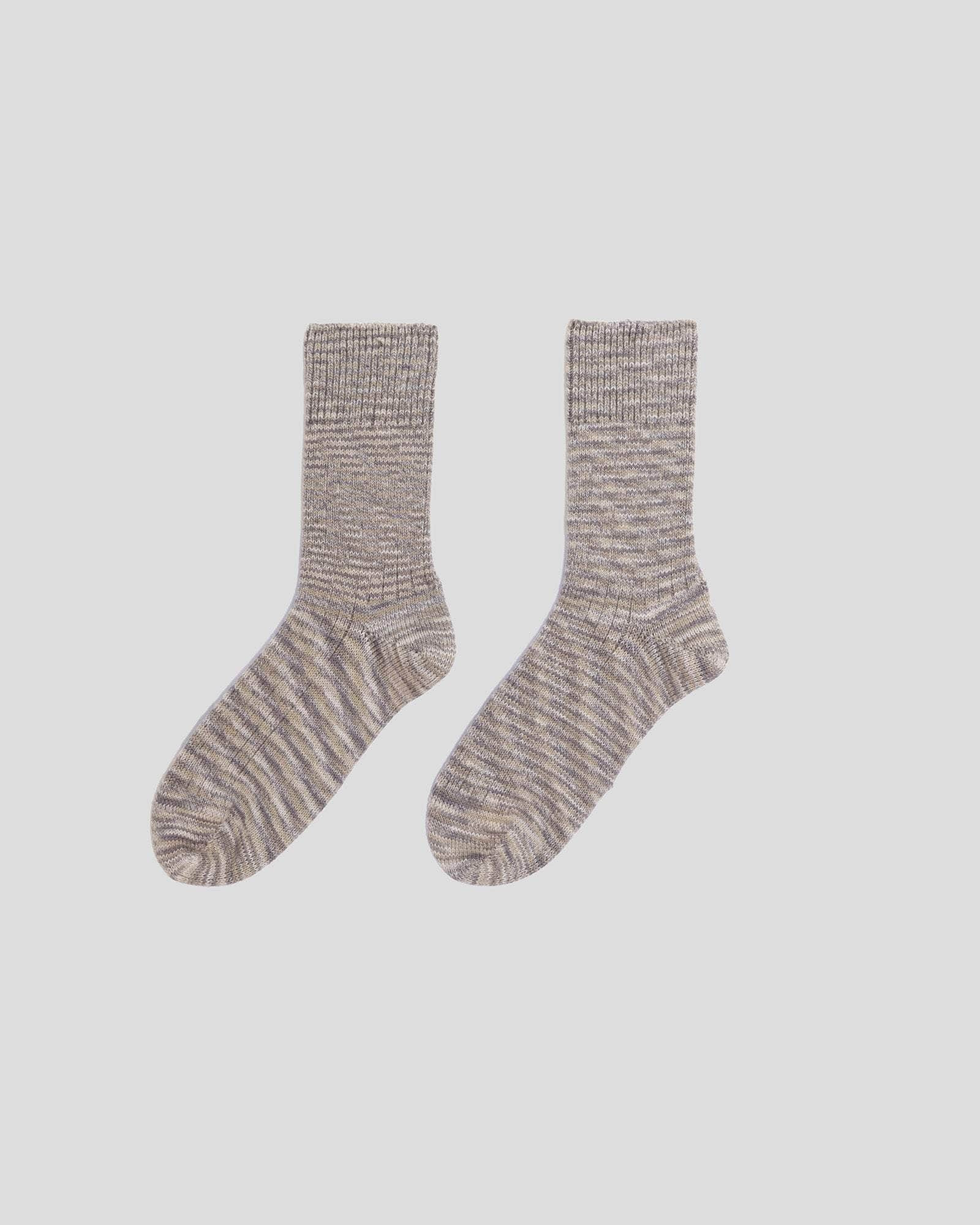Twist Overankle Socks - Organic Cotton Rib - 4