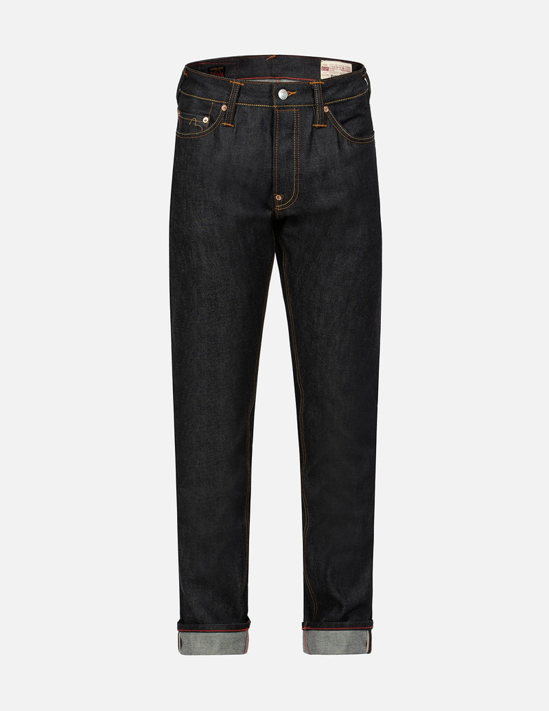 EVISU Kamon Brocade Applique Daicock Carrot-Fit Jeans #2017 outlook