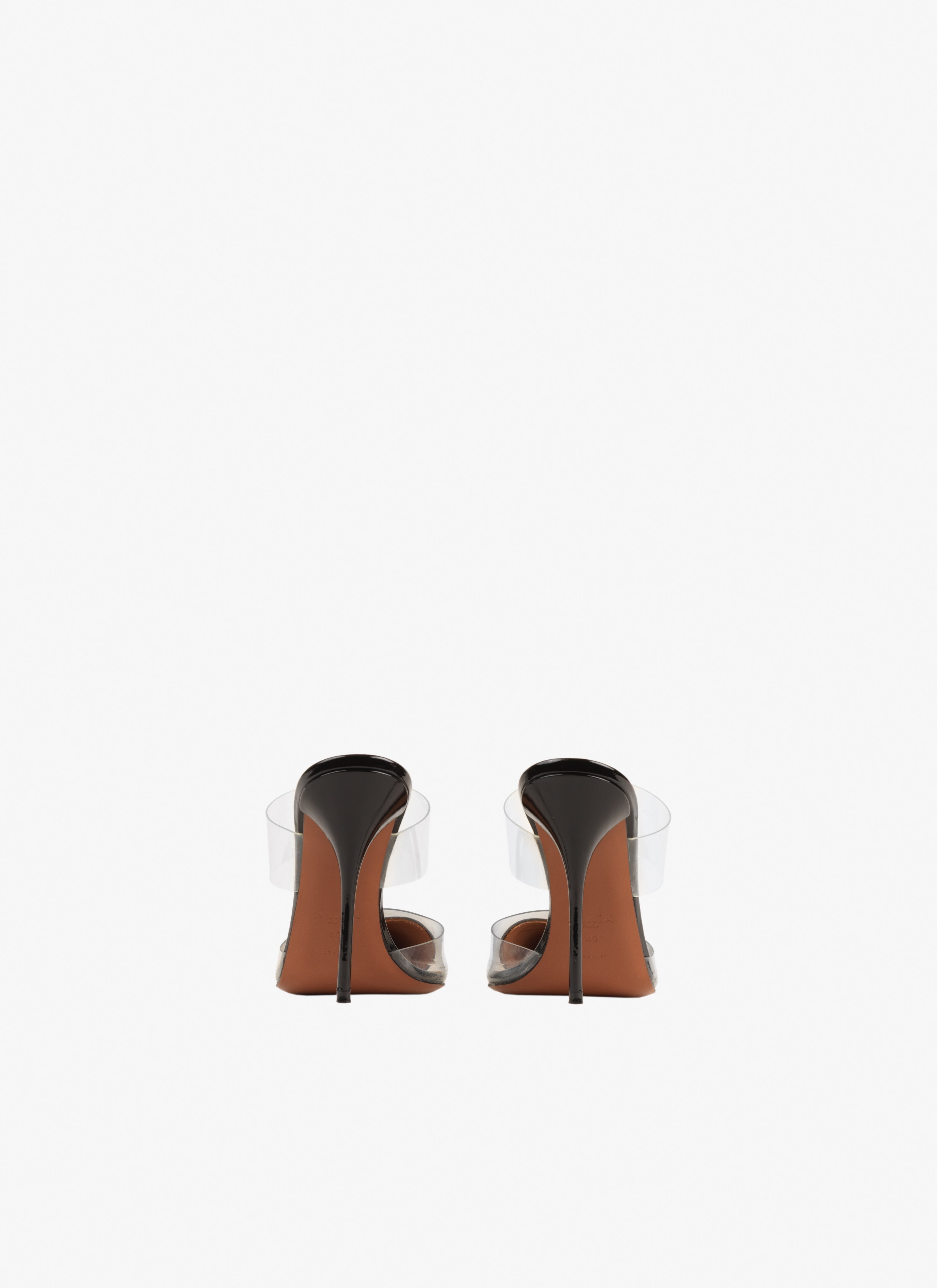 HEART MULES IN PATENT CALFSKIN - 3