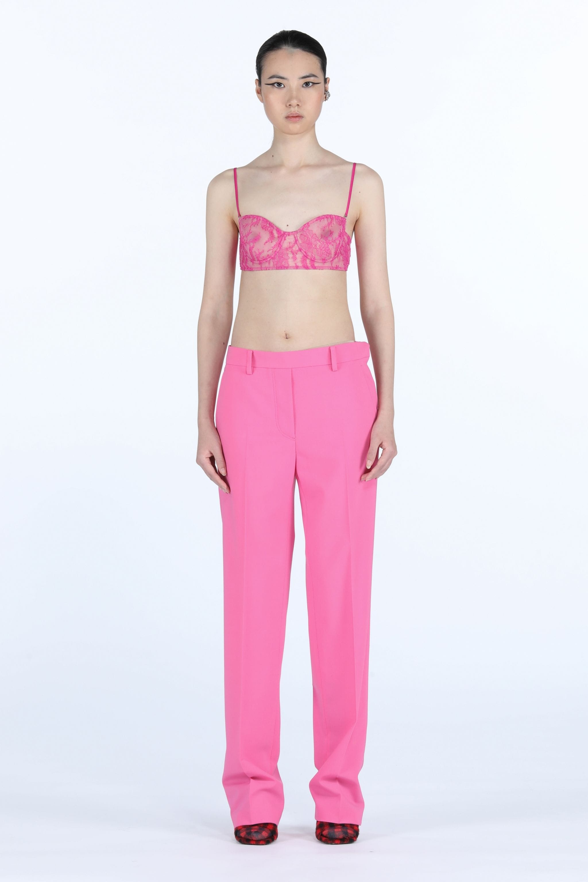 TAILORED STRAIGHT-LEG TROUSERS - 4