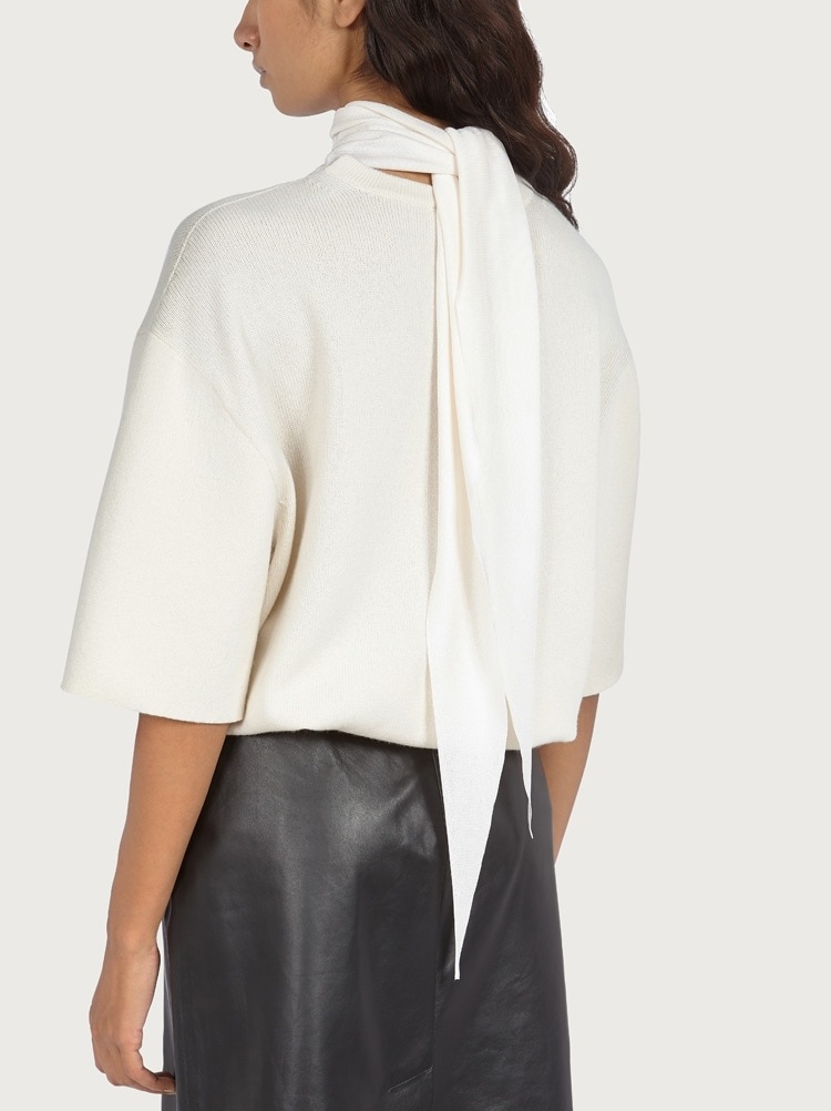 SWEATER WITH INLAY - 4