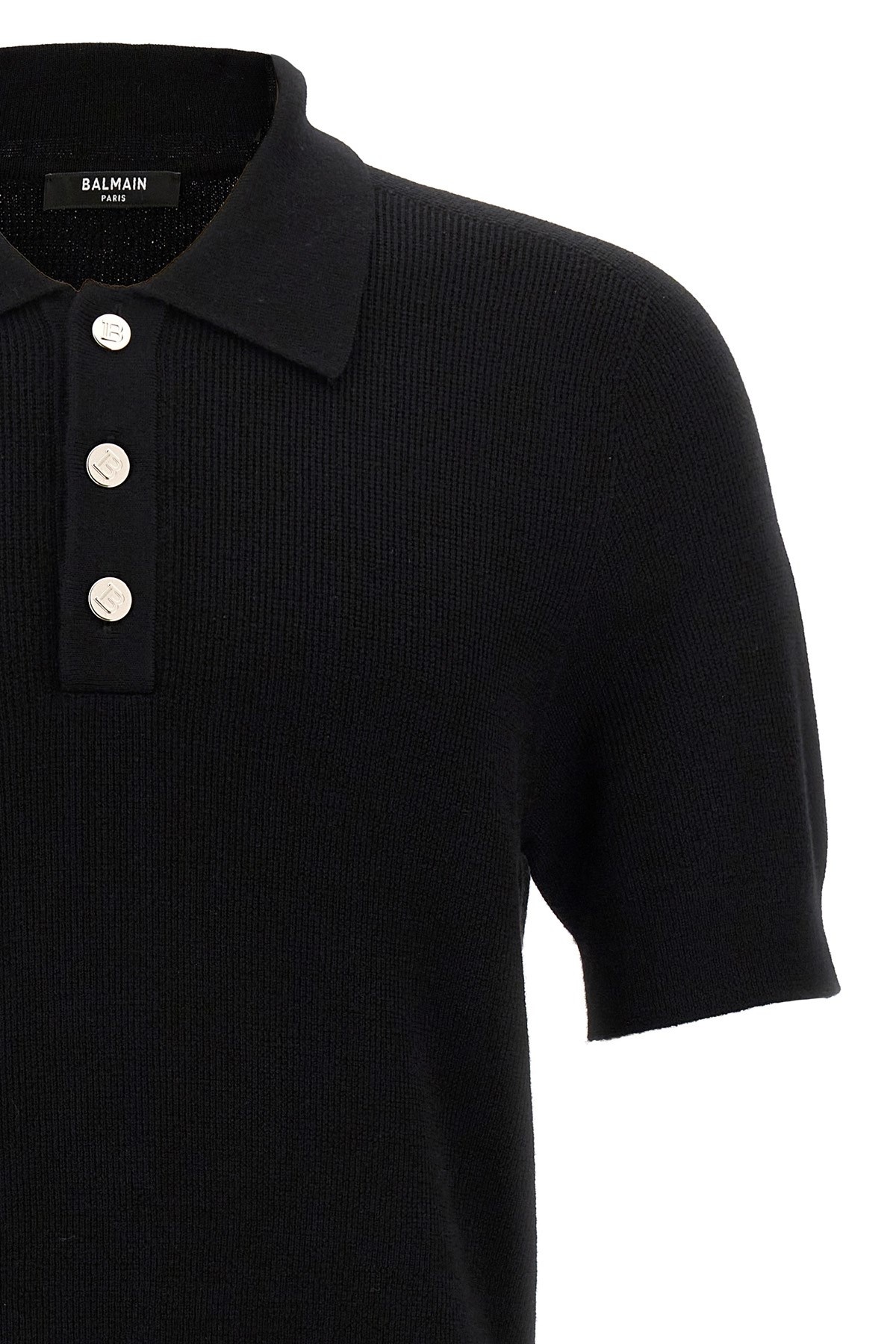 Balmain 'Label' polo shirt | julianfashion | REVERSIBLE