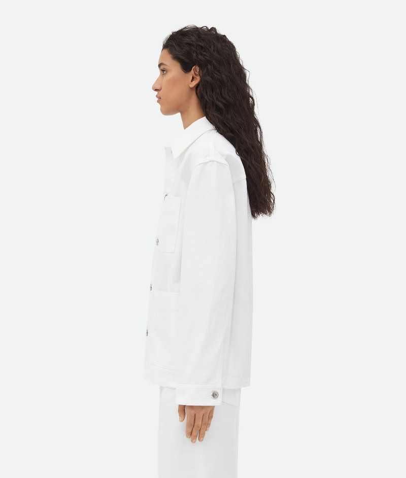 Bottega Veneta White Denim Jacket outlook
