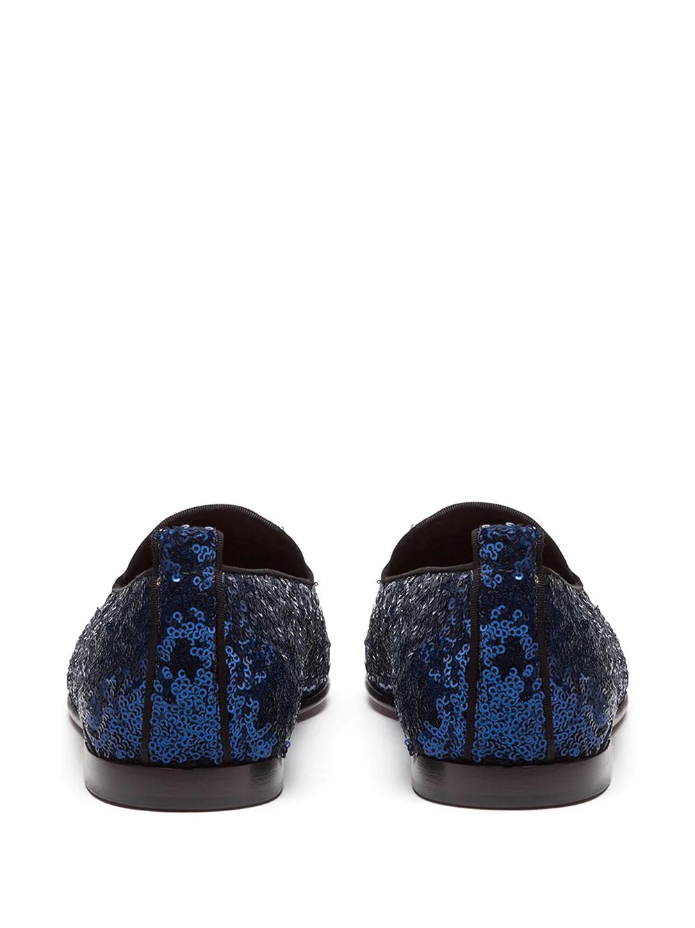 sequinned flat slippers - 3