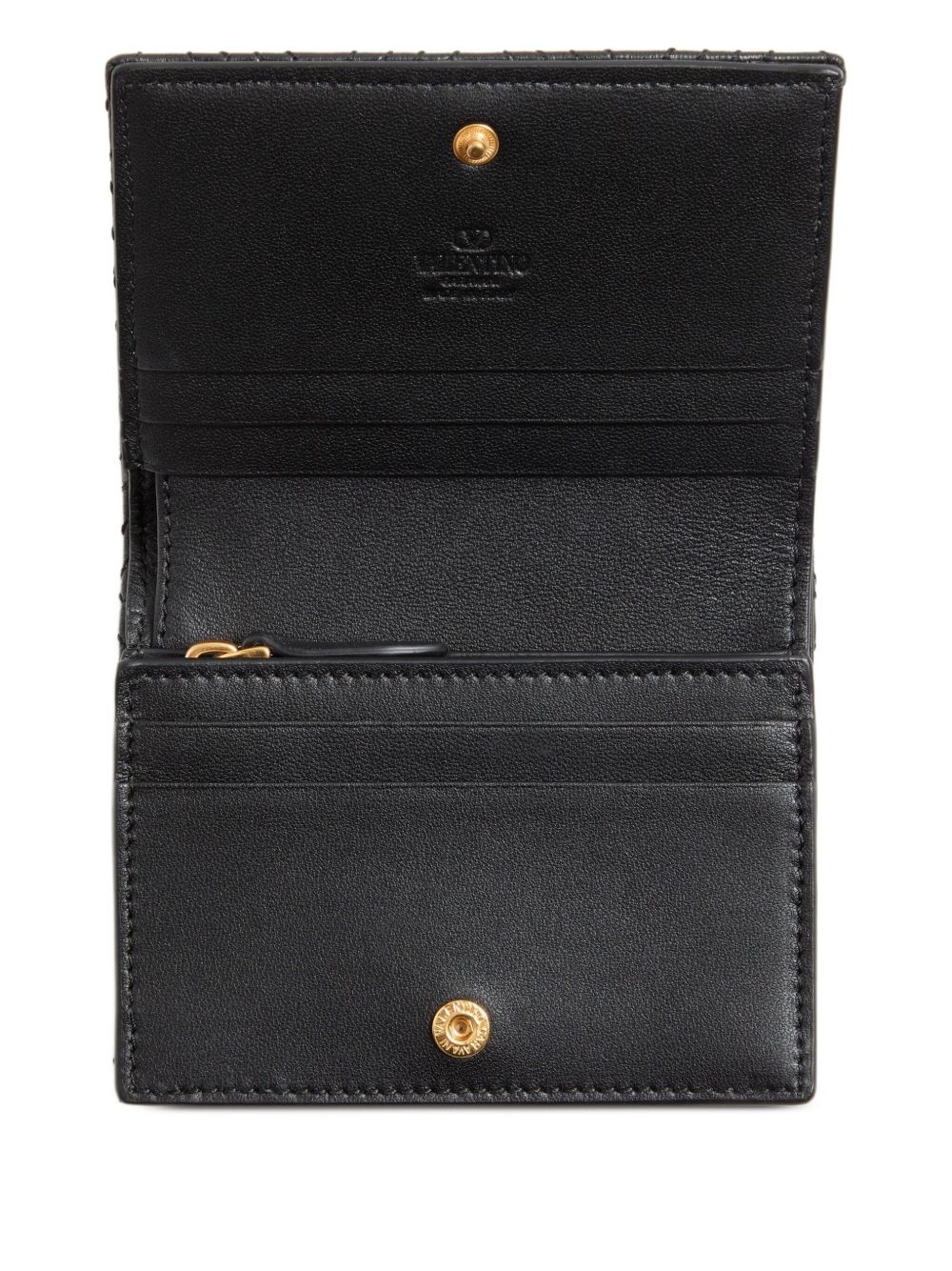 quilted leather cardholder - 4