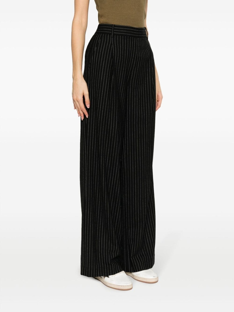 pinstripe-pattern palazzo pants 3