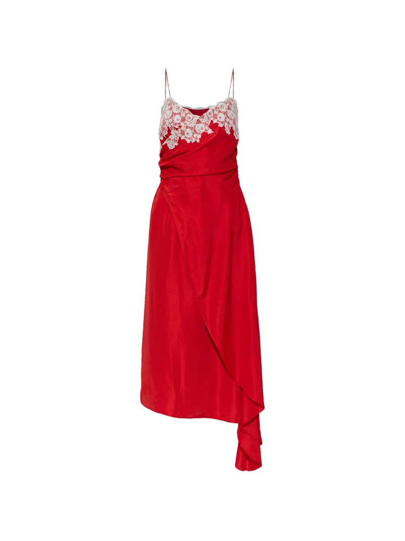 lace asymmetric midi dress 1