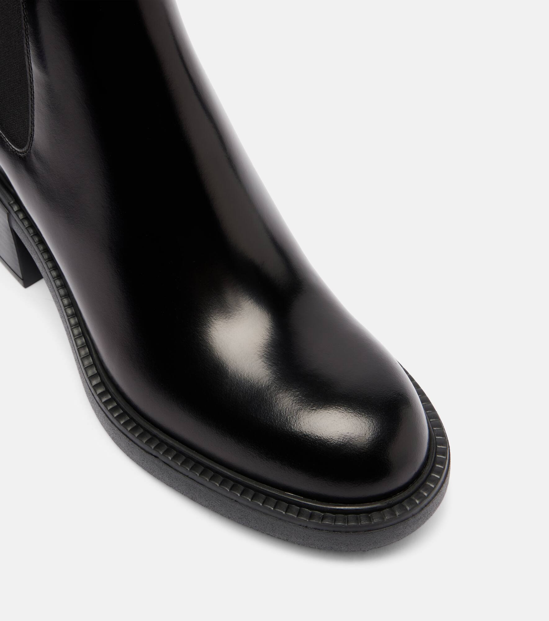 60 leather Chelsea boots - 5