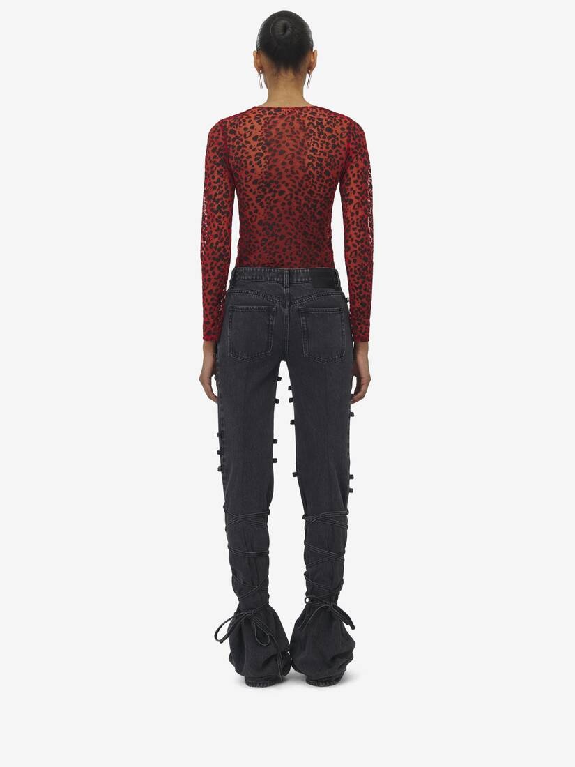 Leopard Devoré Top - 5