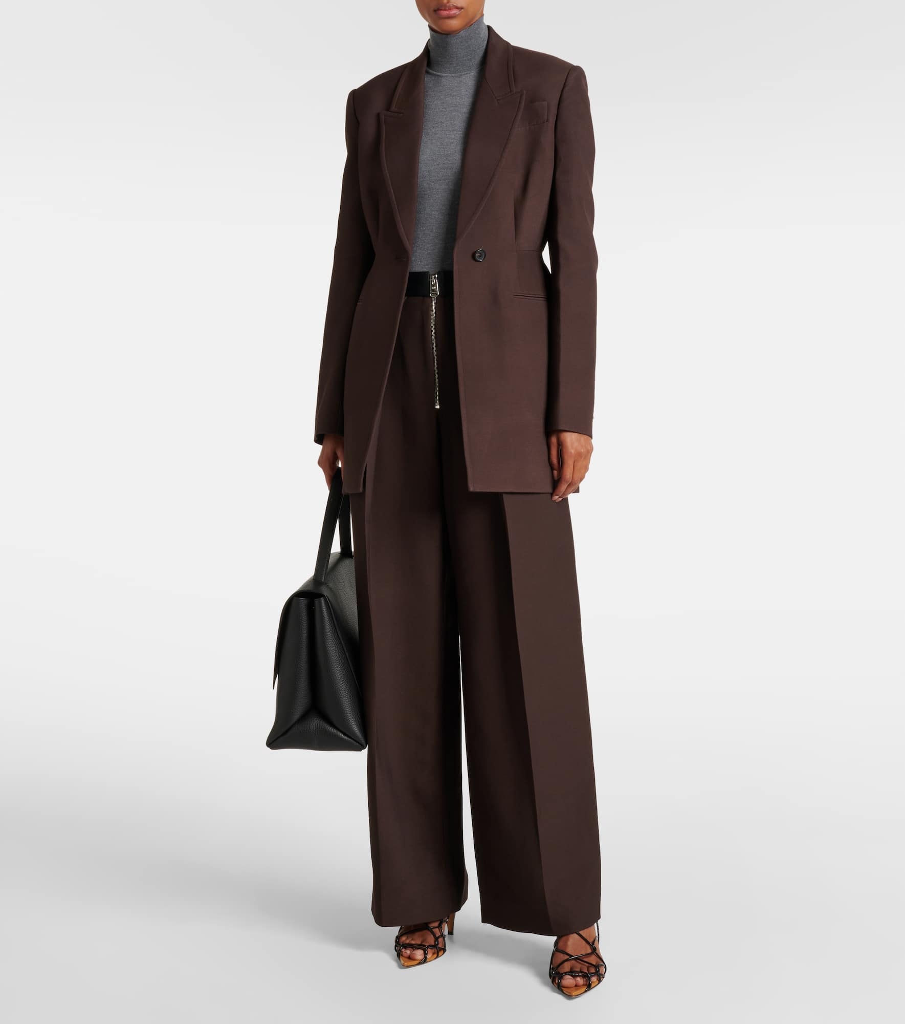 Marine wide-leg pants - 2