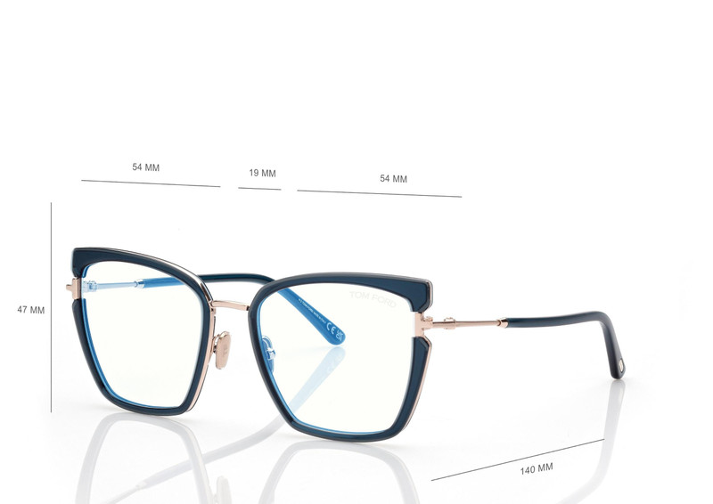 BLUE BLOCK BUTTERFLY OPTICALS 4