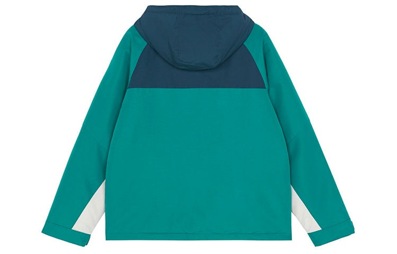 New Balance New Balance Color Block Windbreaker 'Teal White Aqua' AMJ13330-NML outlook