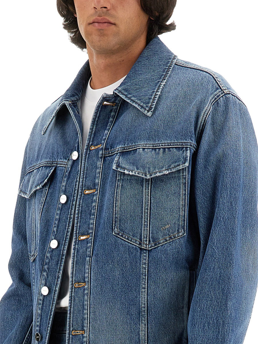 Fendi Men Denim Jacket - 3