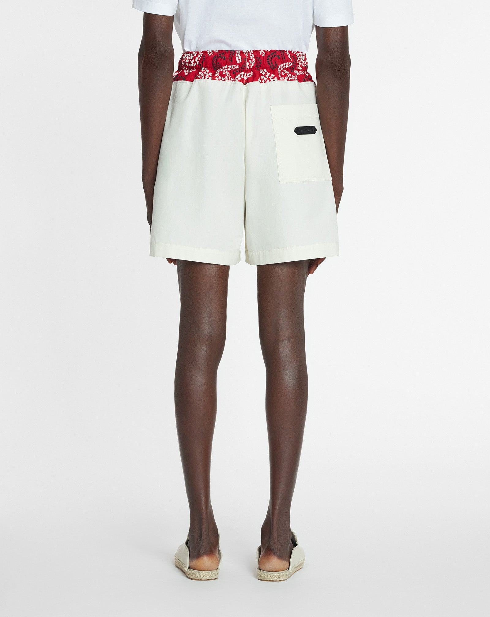 PRINTED COTTON SHORTS - 4