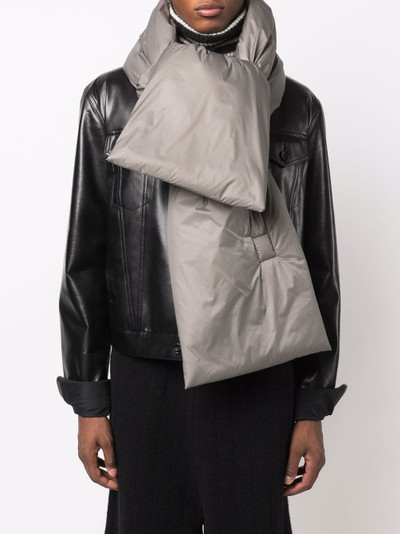 Rick Owens DRKSHDW puffer scarf outlook