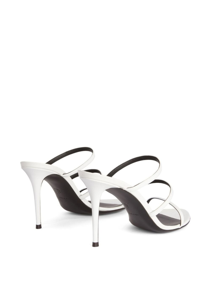 Almiha 100mm leather mules 3