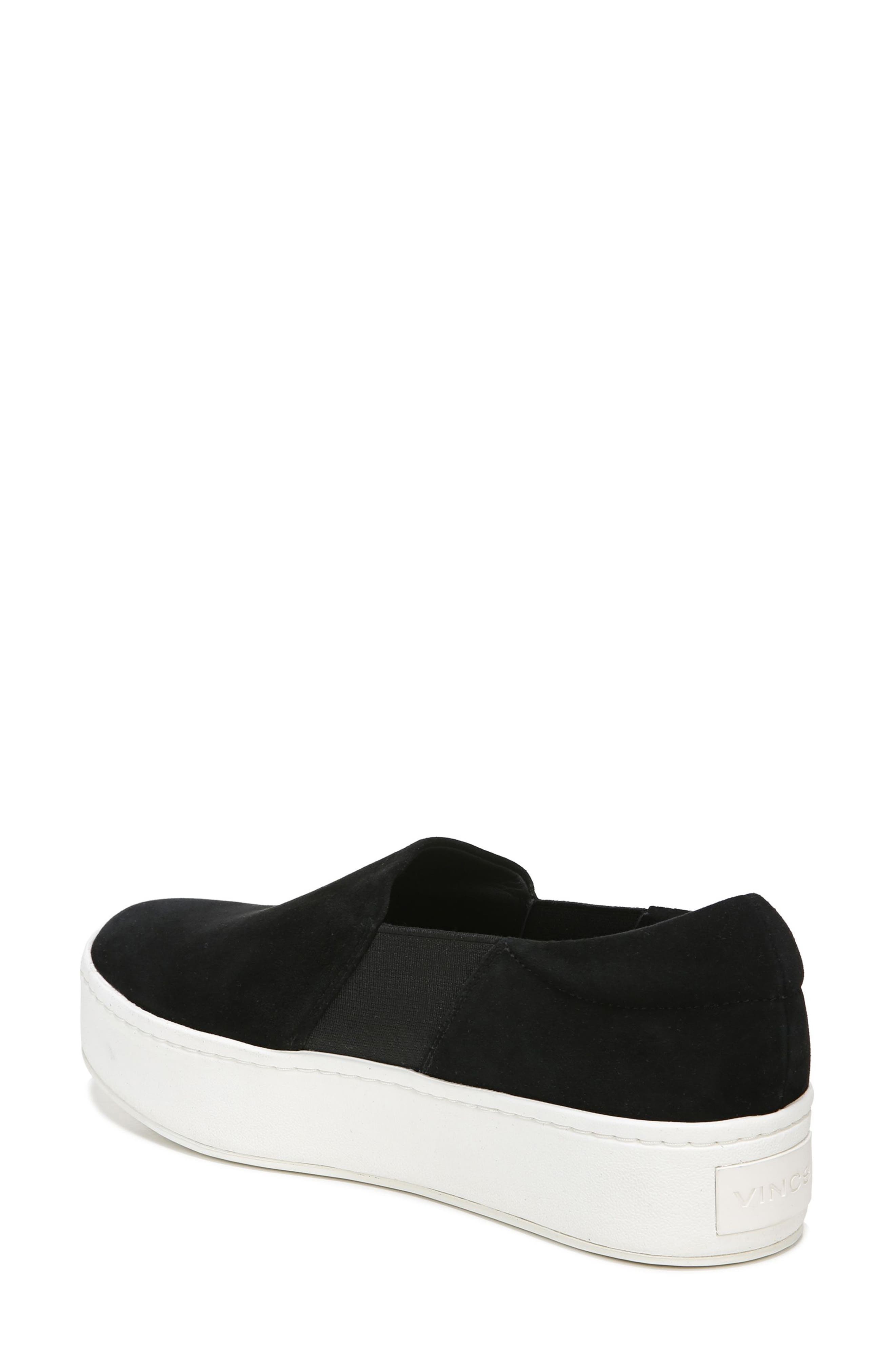 Vince Warren Platform Slip-On Sneaker in Black at Nordstrom - 3