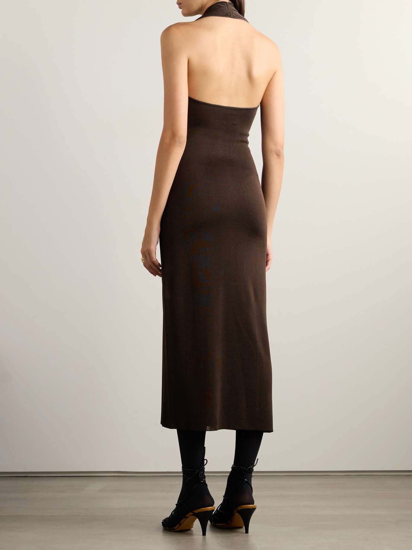 Coraline jersey halterneck maxi dress - 3