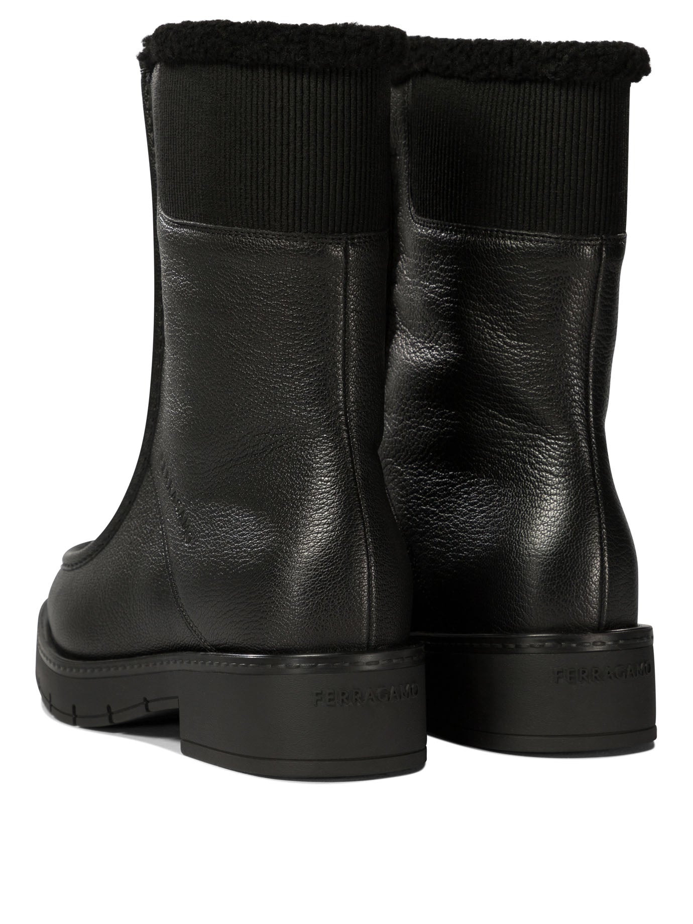 Ferragamo Women "Montse Fur" Ankle Boots - 4