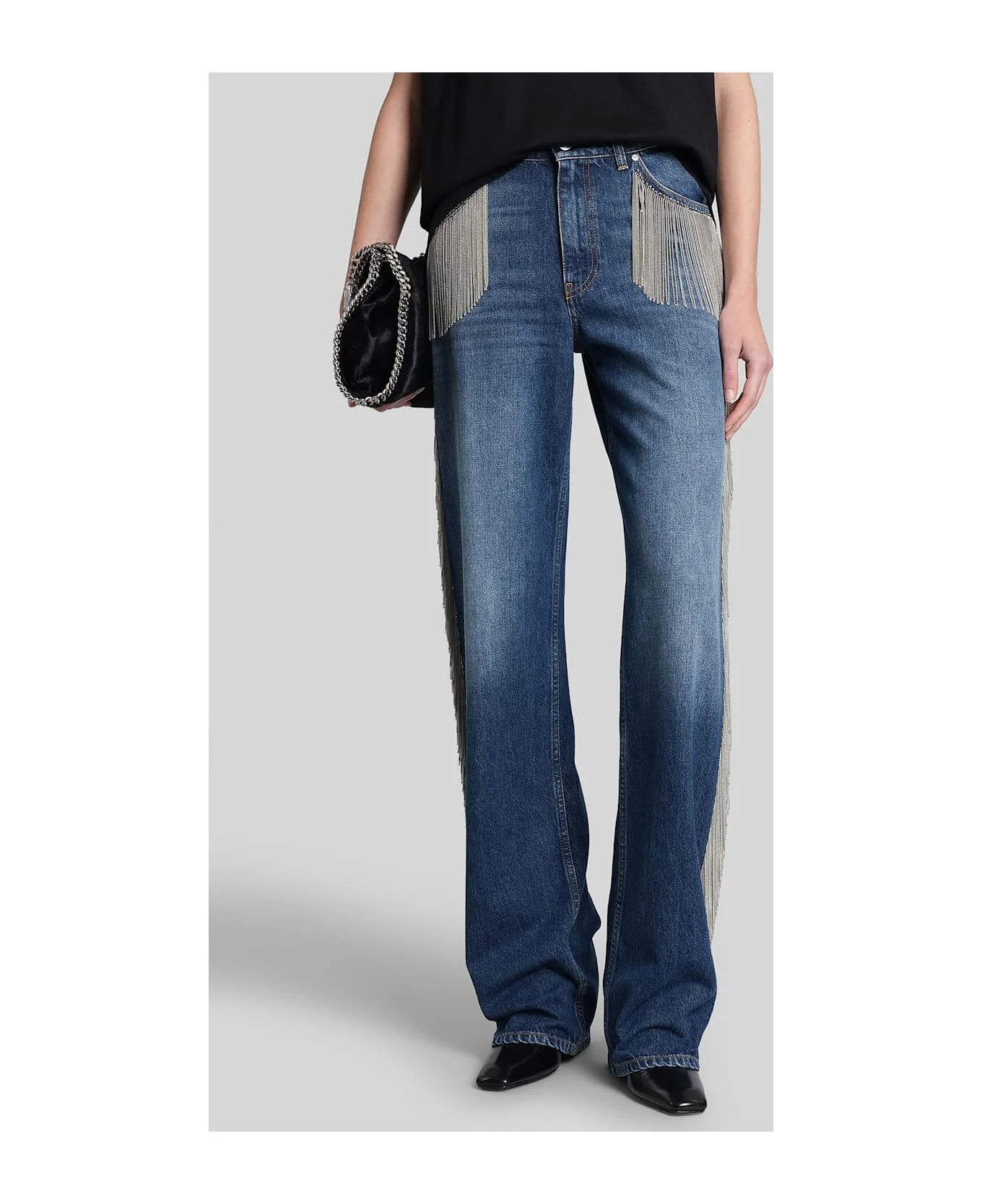 Jeans In Blue Denim - 1