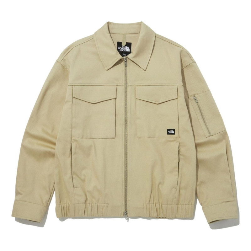 THE NORTH FACE All-Round Collar Bomber Jacket 'Beige' NJ3BP00B - 1