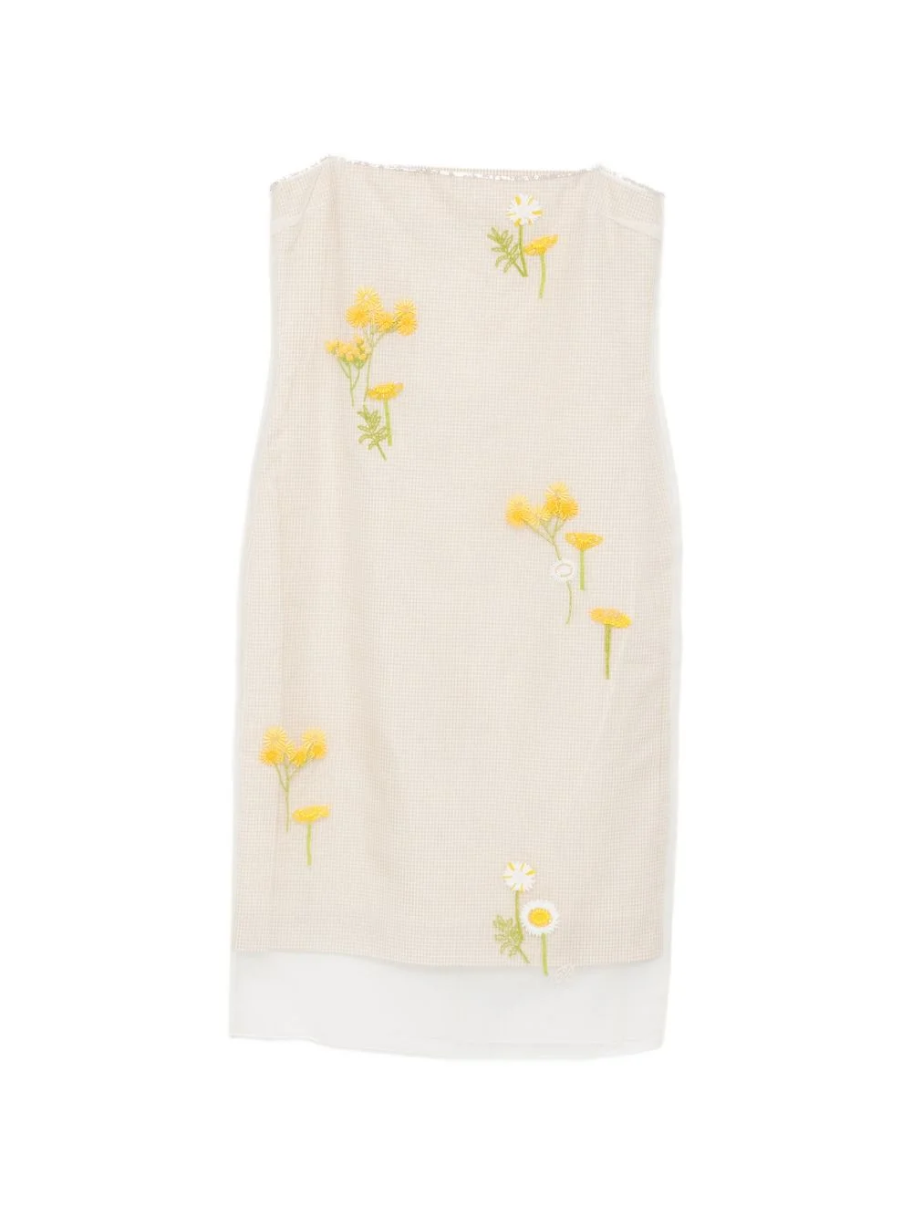 Rachel floral-embroidered midi dress - 1