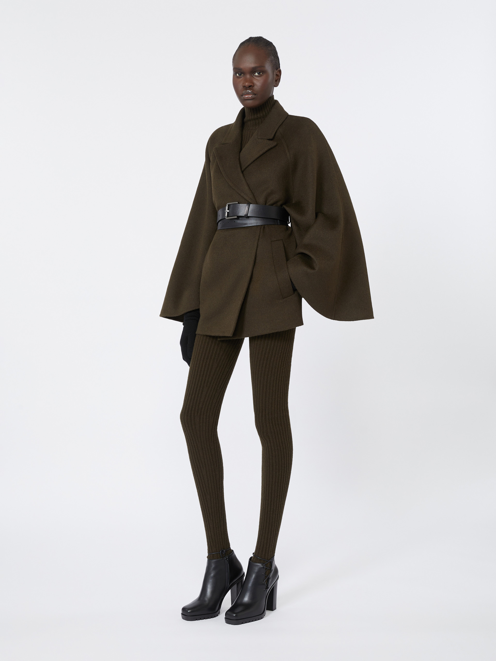 VERNA Camel coat with belt - 2
