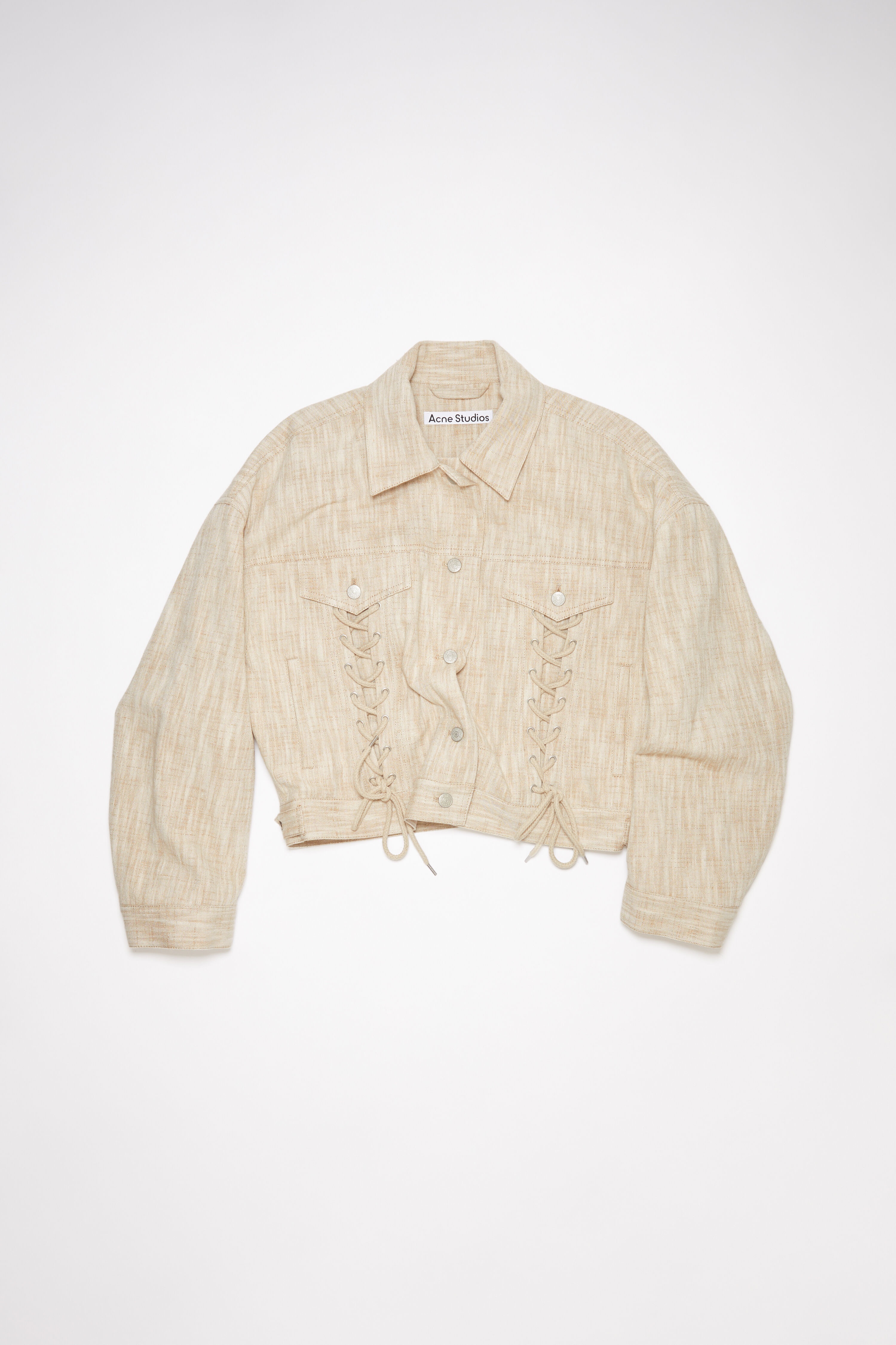 Relaxed fit jacket - Beige - 7