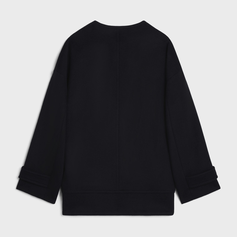 CELINE chelsea coat in double face cashmere outlook