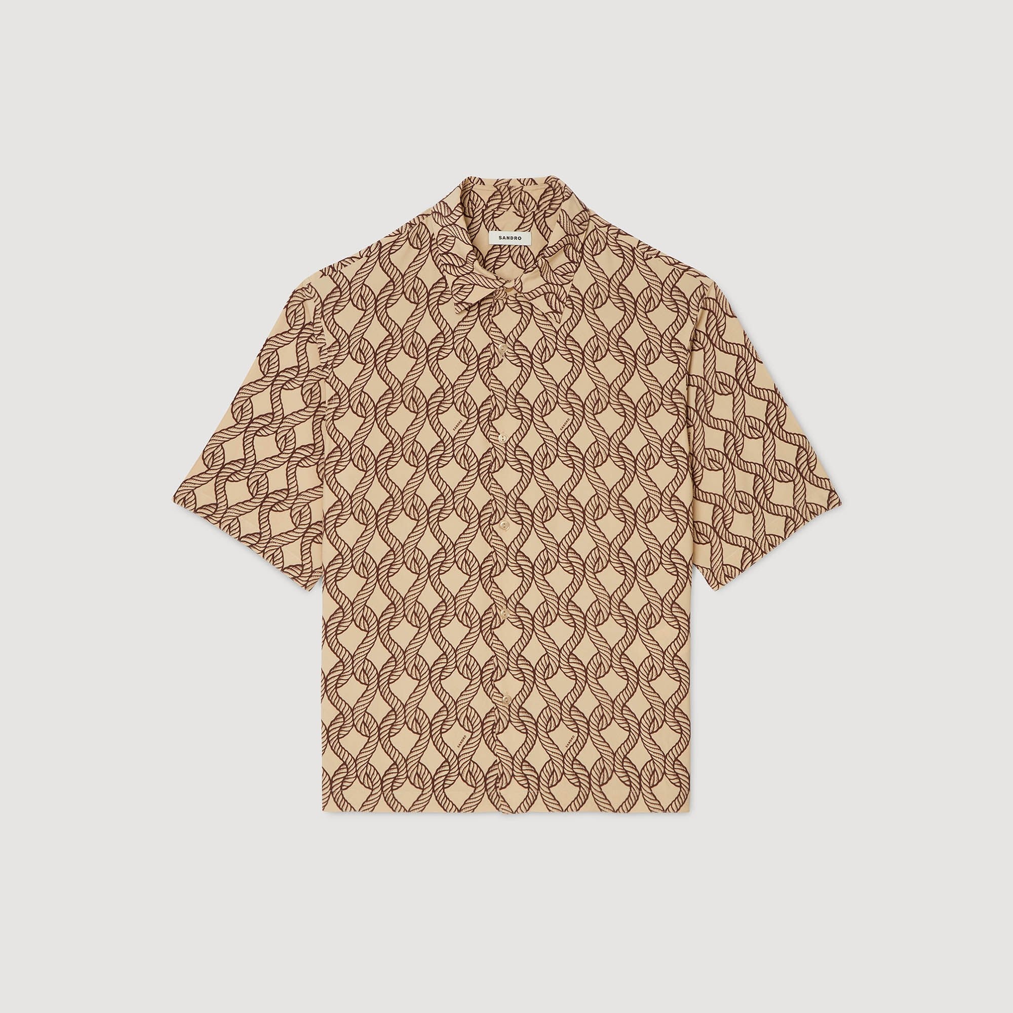 LOOSE-FIT ROPE PRINT SHIRT - 6