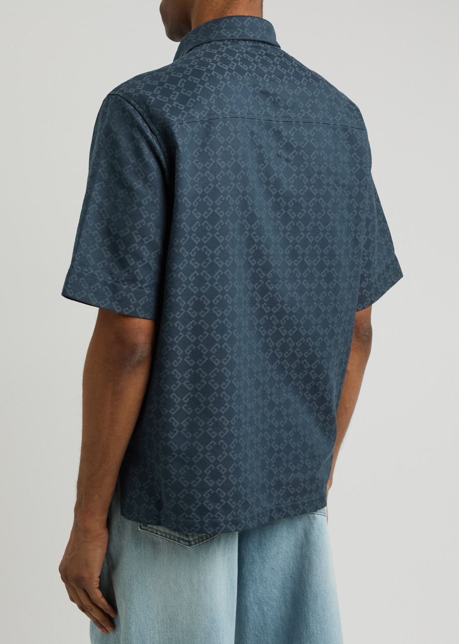 Givenchy Logo-monogrammed Jacquard Cotton-blend Shirt - 3