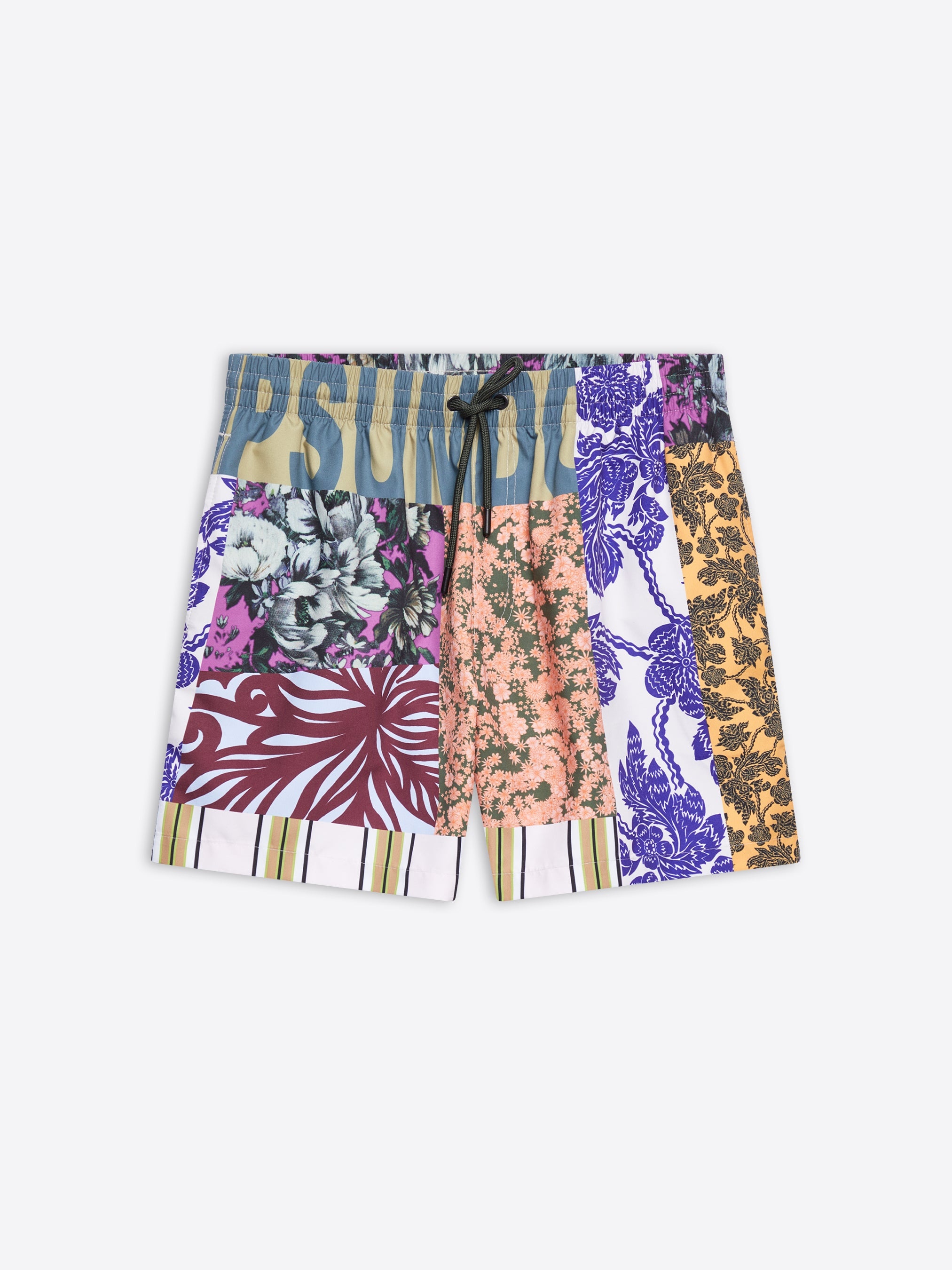 PATCHED SWIM SHORTS - 1
