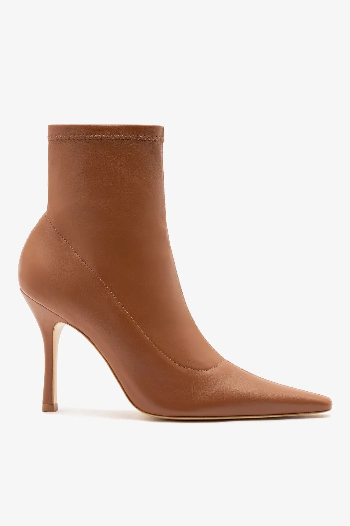 Mini Carine Boot Caramel Stretch Leather - 1