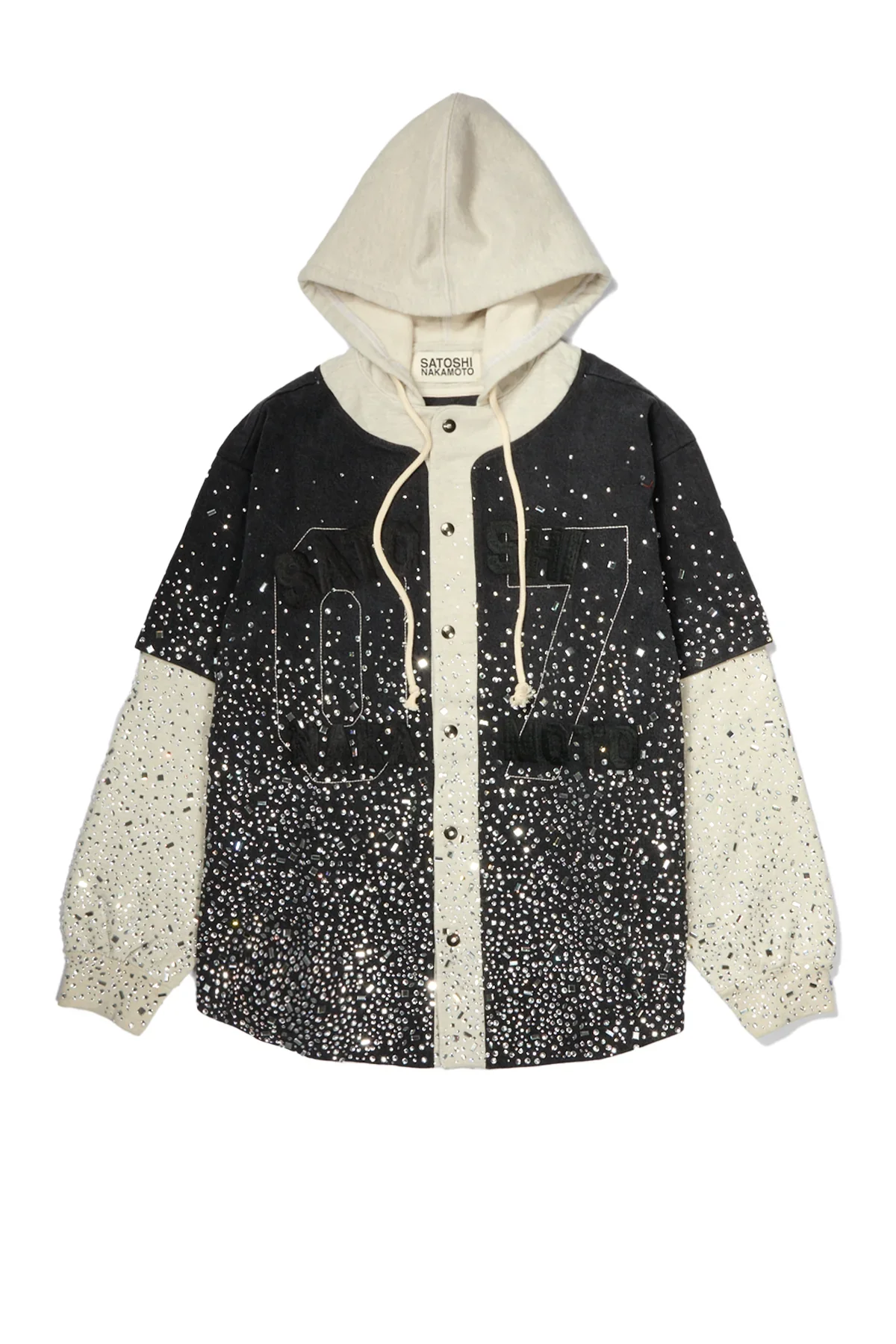 Satoshi Nakamoto Shattered Glass Knapp Ranch Hoodie Black - 1