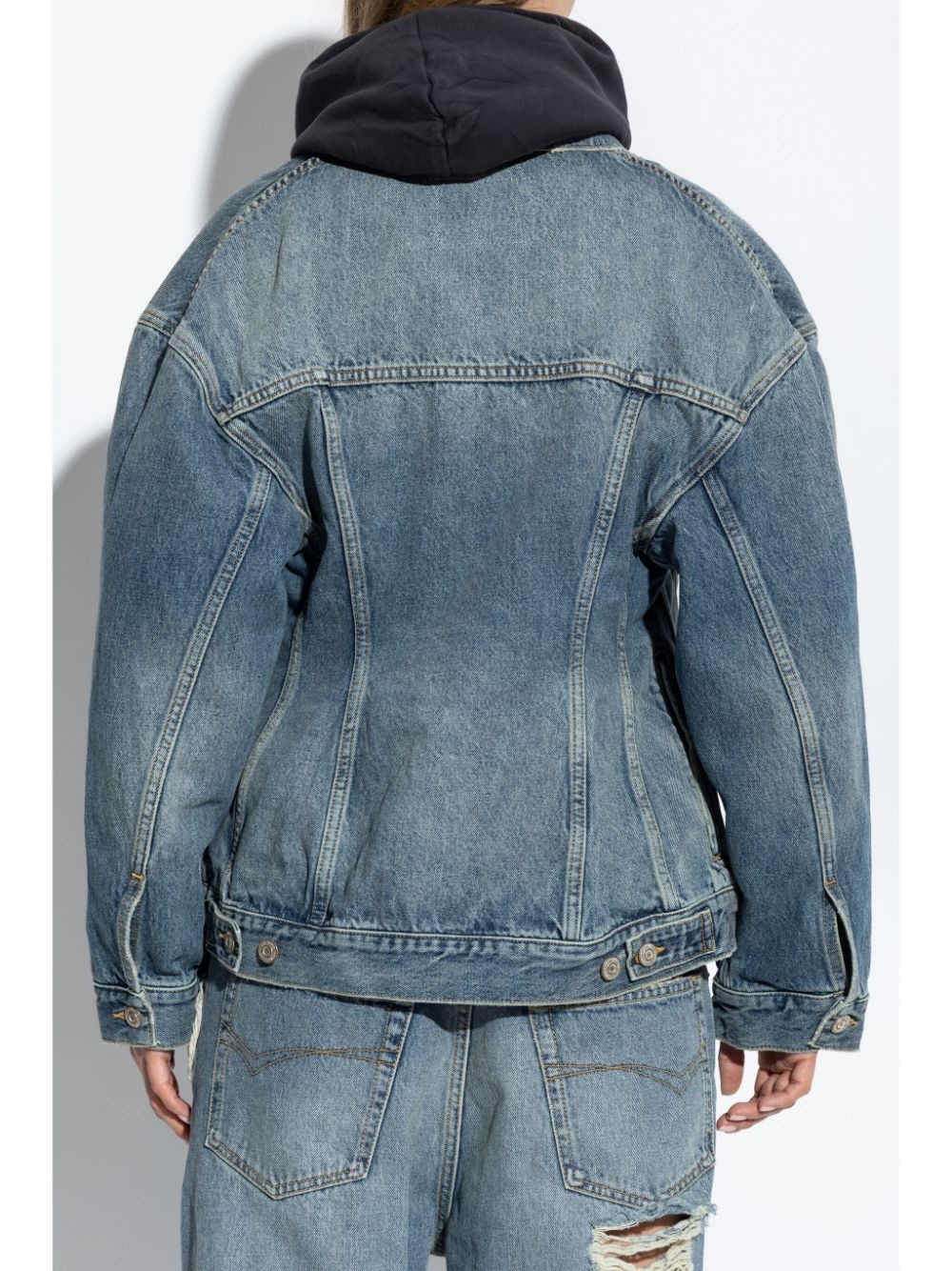 Hourglass denim jacket - 4