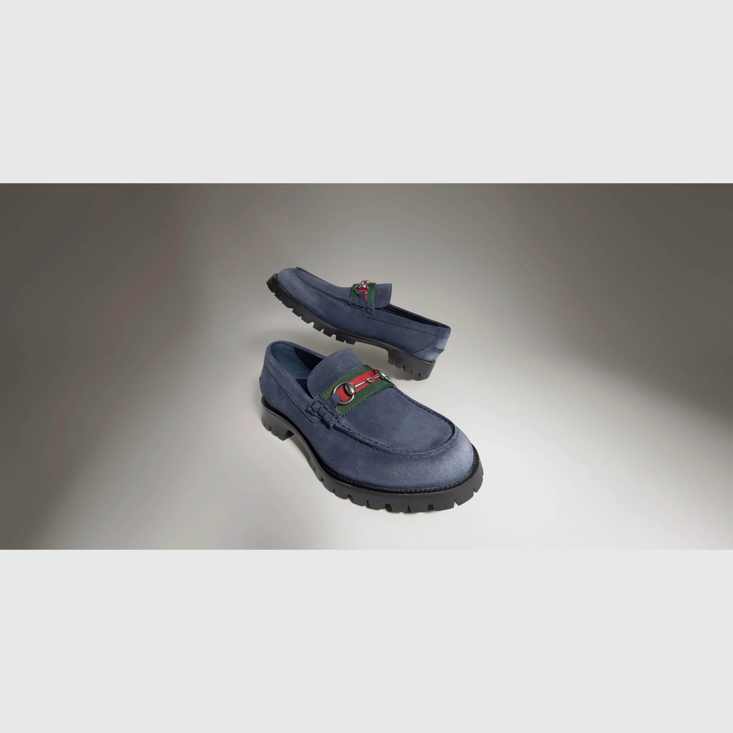 Men's loafer with Horsebit and lug sole - 1