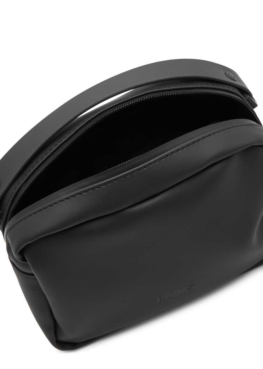Box rubberised top handle bag - 4