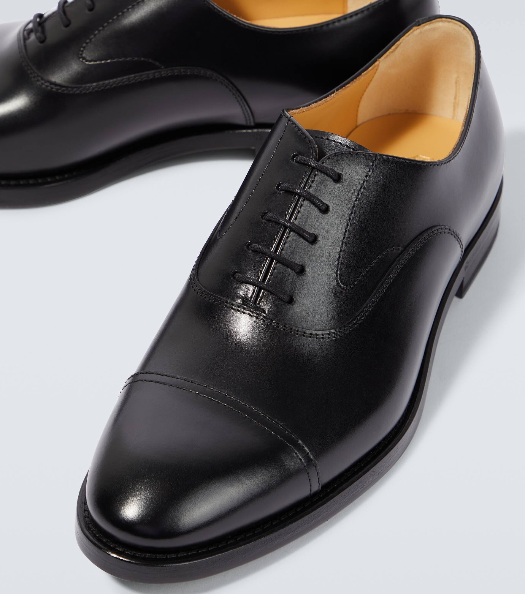 Leather Derby shoes - 3