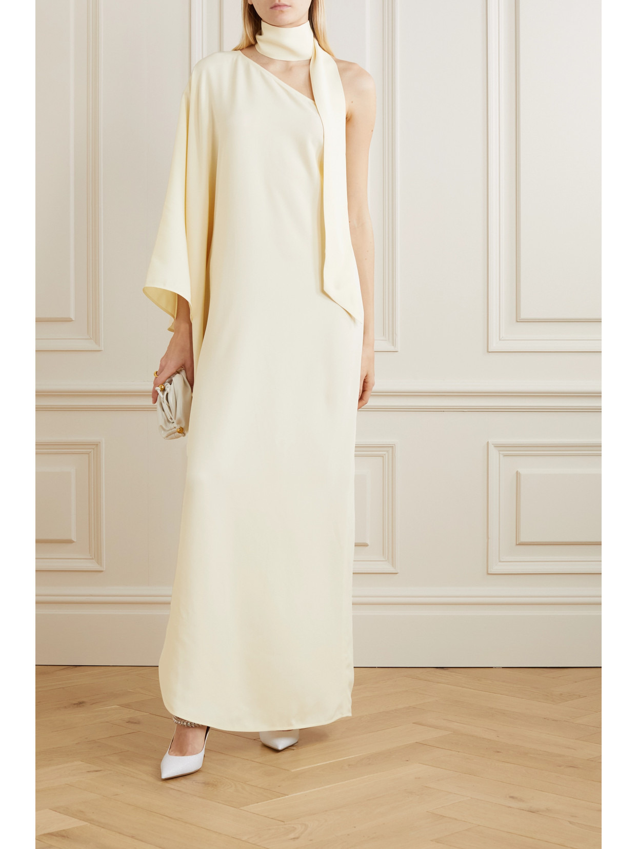 + Net Sustain Ubud One-shoulder Ruffled Crepe Gown - 2