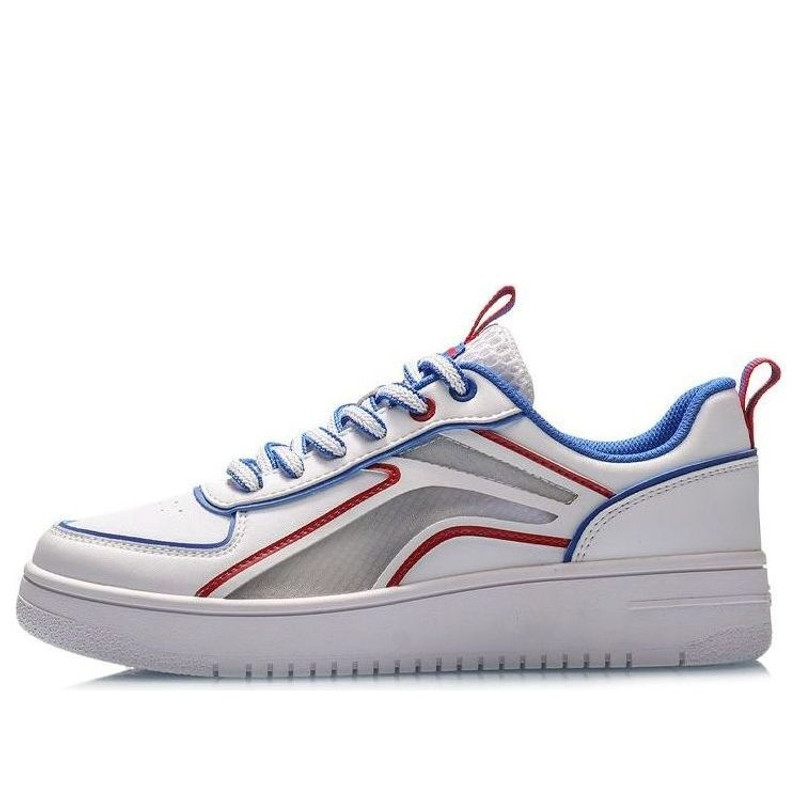 (WMNS) Li-Ning Classic Leisure Low 'White Red Blue' AGCP128-4 - 1