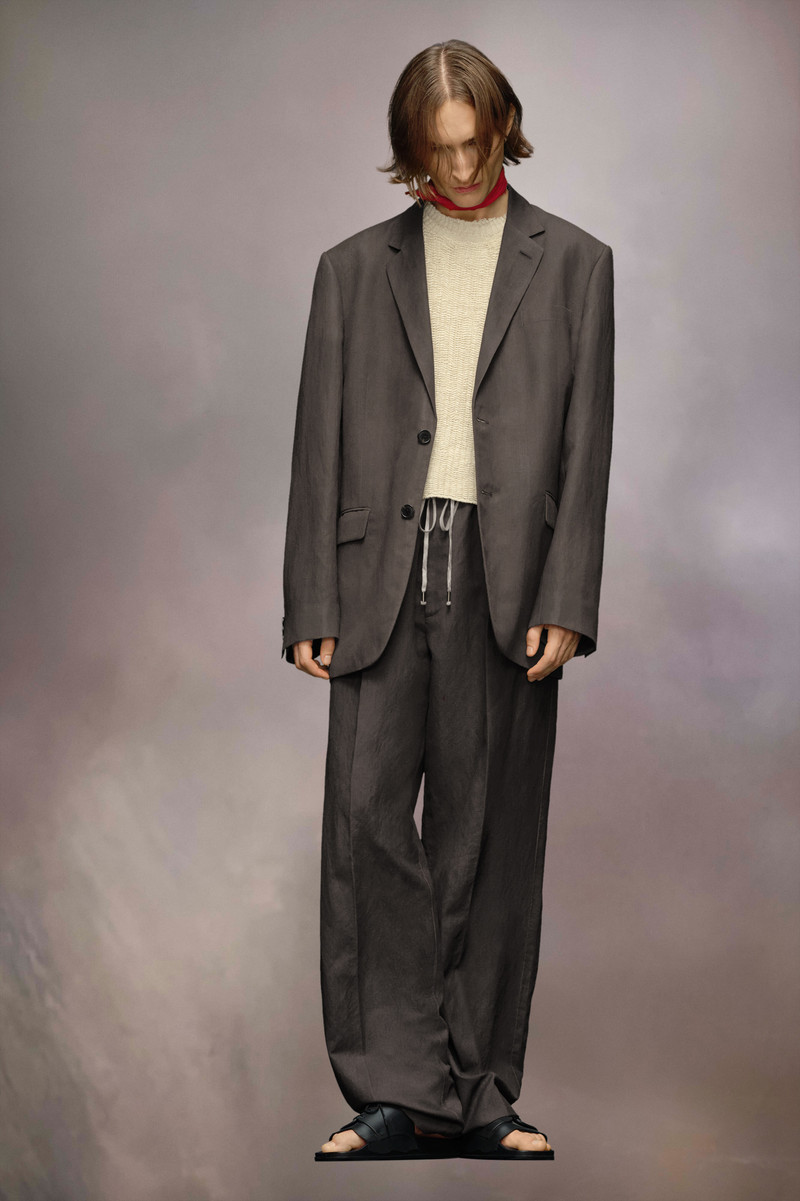 Maison Margiela Wool linen jacket outlook