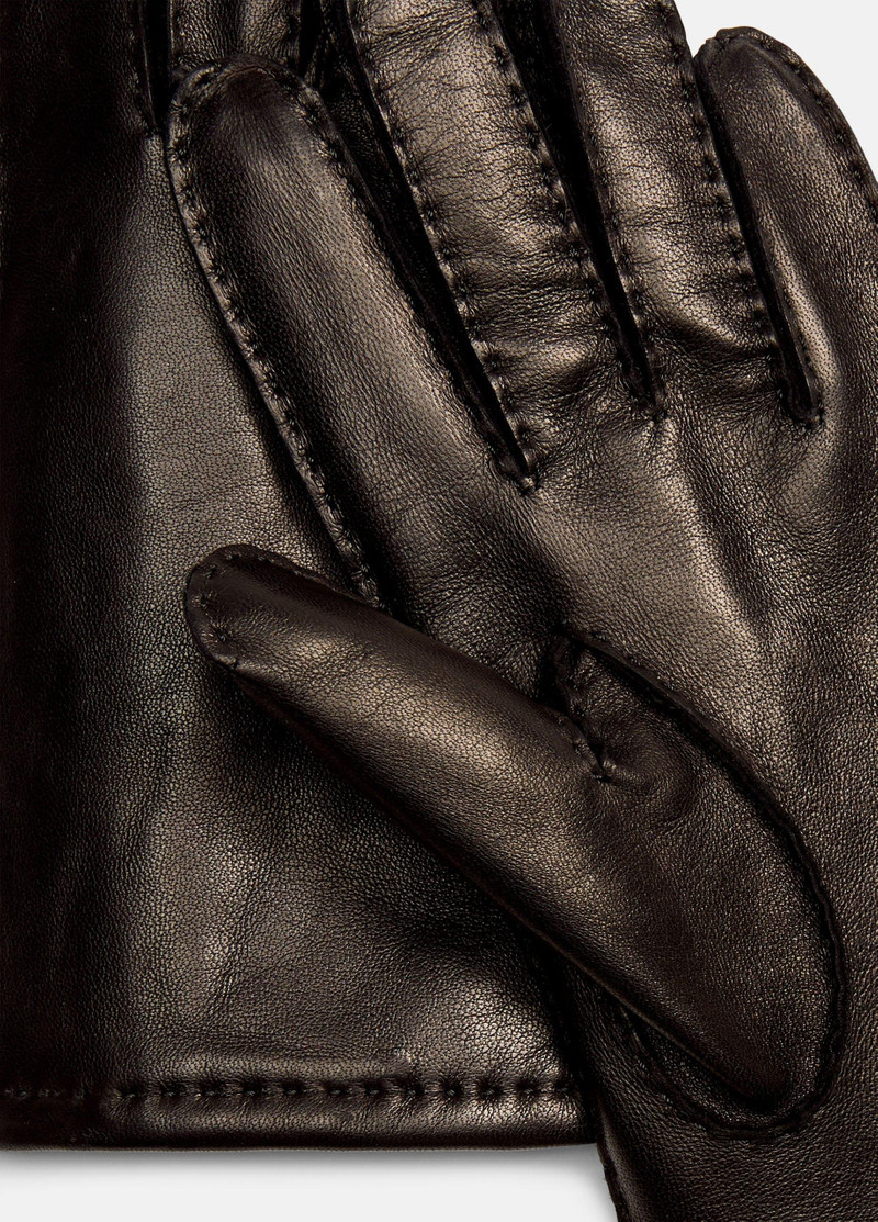 Vince Cashmere-Lined Leather Driving Glove outlook
