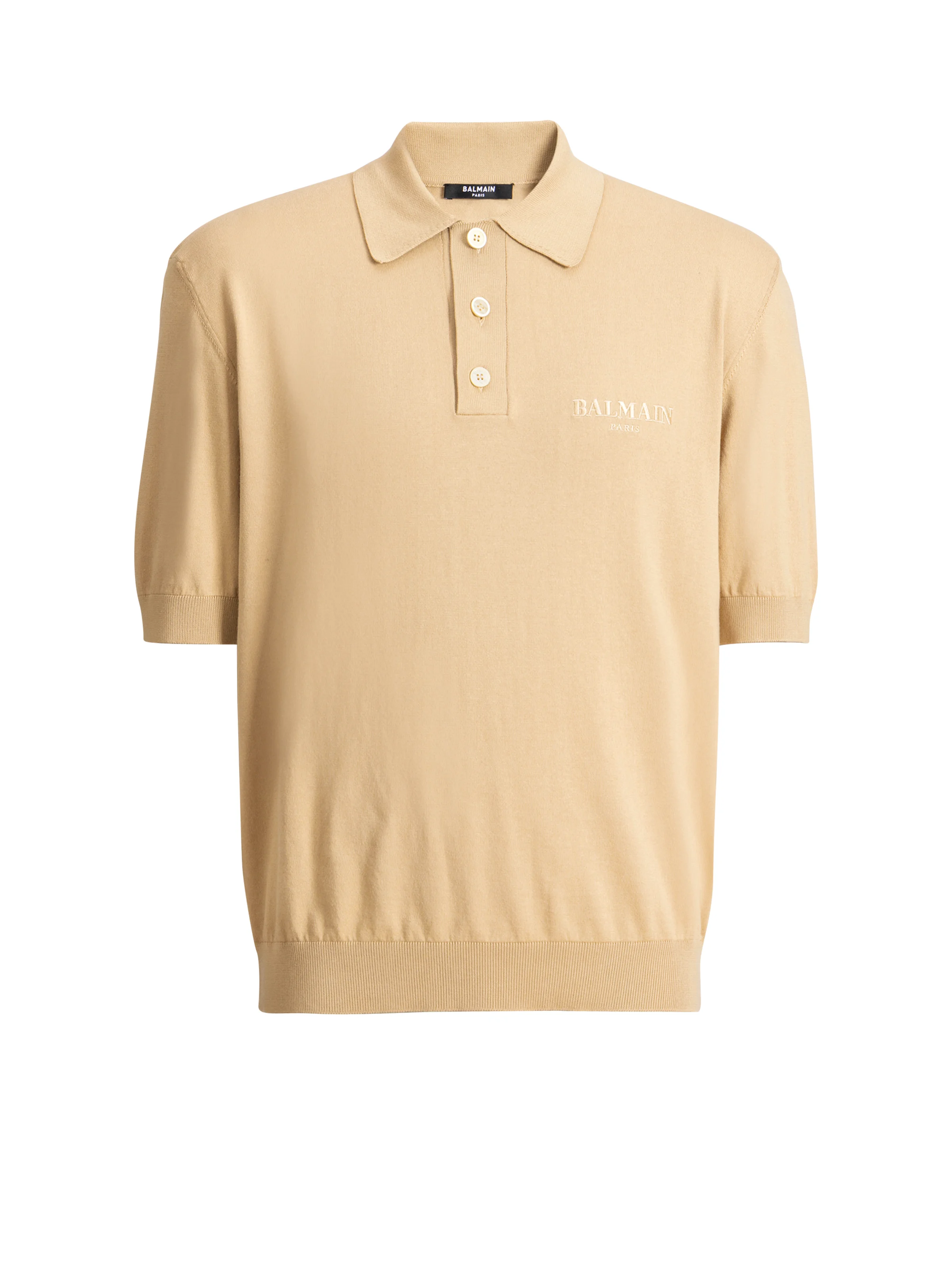 Embroidered Balmain Vintage polo - 1
