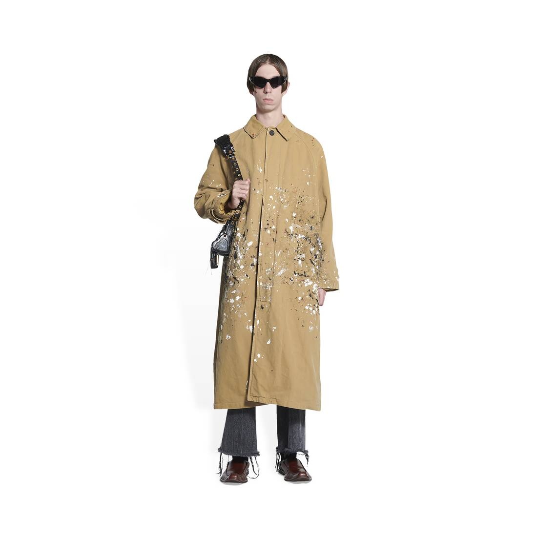 Men's Artist Carcoat in Beige - 2