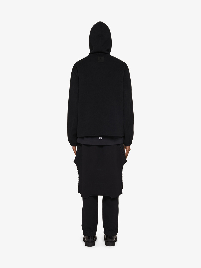 HOODIE IN DOUBLE FACE WOOL AND CASHMERE 4